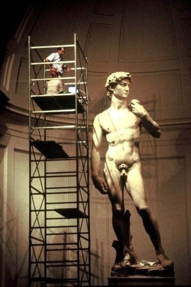 14. Мраморная статуя «Давид» работы Микеланджело в мире, животные, люди, размер, разница, фото