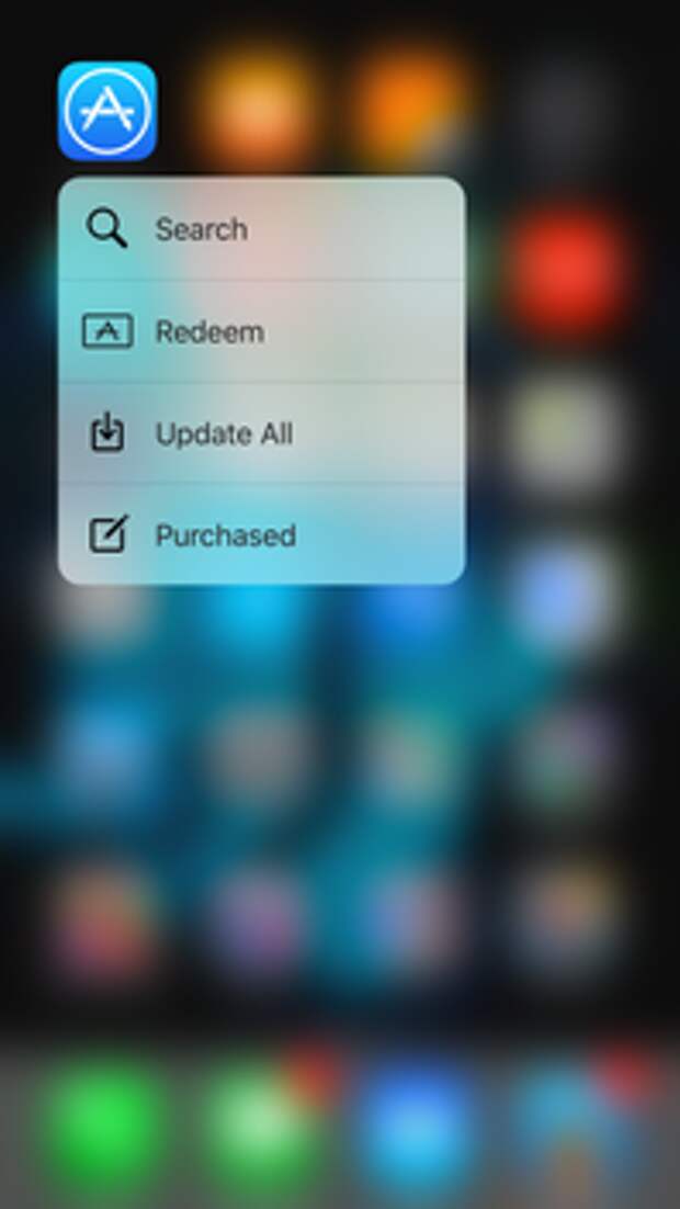 3D Touch в iTunes Store
