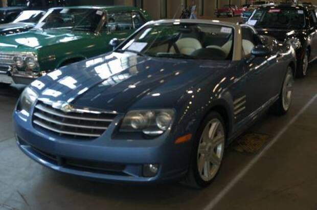 2005 Chrysler Crossfire (Mercedes SLK) АКПП белая кожа $8,400 авто, автомобили, аукцион, цена