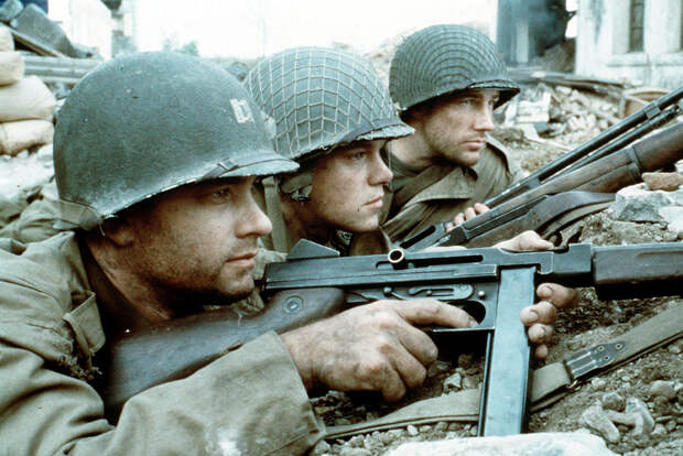 Film: Saving Private Ryan        (1998)Starring: Tom Hanks.
