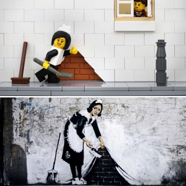 Бэнкси из Lego