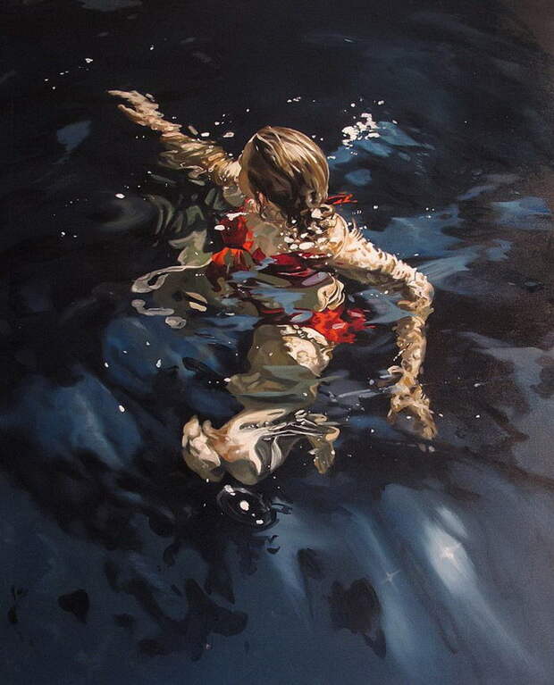 Плавающие женщины: картины Eric Zener