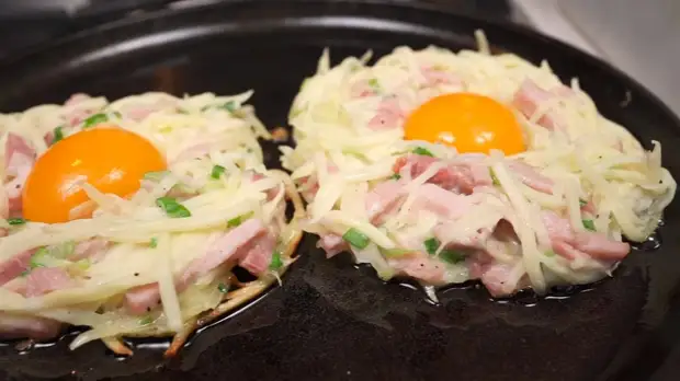 Новая подача картошки с яйцом на завтрак: красиво и удивительно вкусно