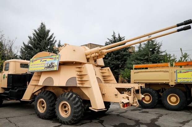 57-мм спаренную "Адскую молотилку" в Иране скрестили с КрАЗом