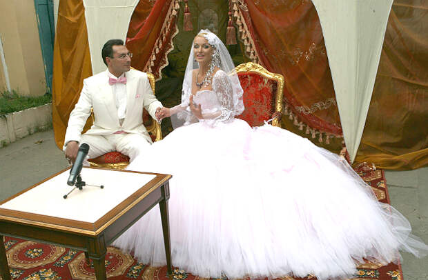 Анастасия Волочкова свадьба платье