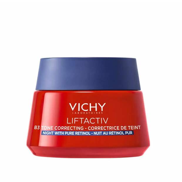 Ночной крем для лица с ретинолом против пигментации и морщин Liftactiv B3, Vichy, 3805 руб. (eapteka.ru)