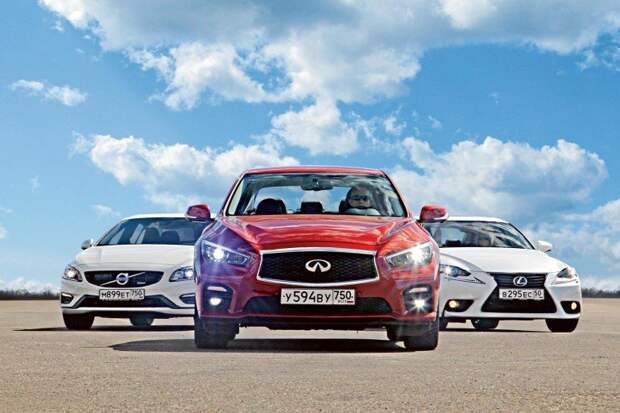 Infiniti Q50, Volvo S60, Lexus IS 250