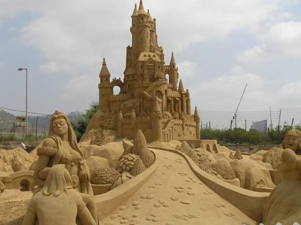 Шедевры из песка песок, шедевры