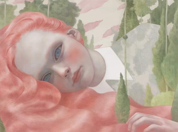 Красные локоны. Автор работ: Сяо-Рон Ченг (Hsiao-Ron Cheng).