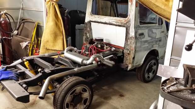 Daihatsu Hijet с двигателем V8 Daihatsu, Hijet, авто, свап, тюнинг