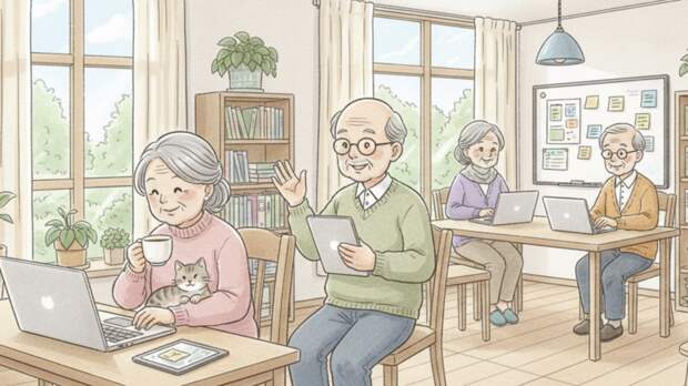 В России планируют развивать удалённую работу для пенсионеров