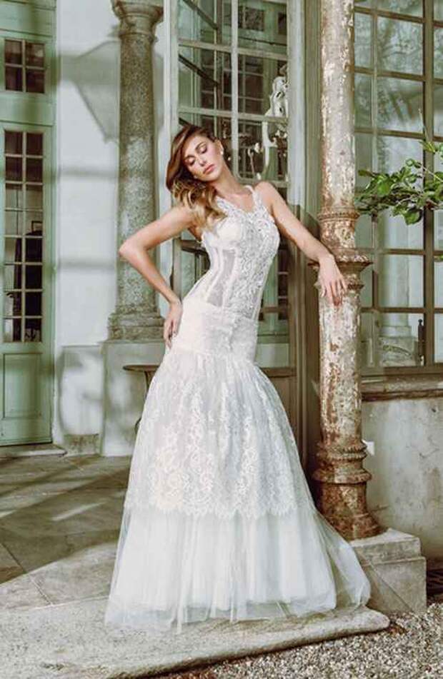 Bride Bustier Dress With Low Waist