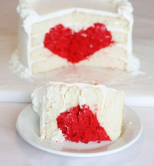 Торт-Сердце на "День Влюбленных"