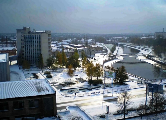 Волшебная зима в городах Украины