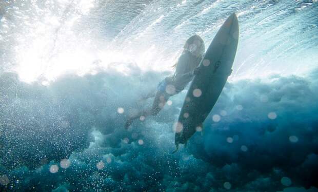 Серфинг под водой. Автор фото: Kirill Umrikhin.