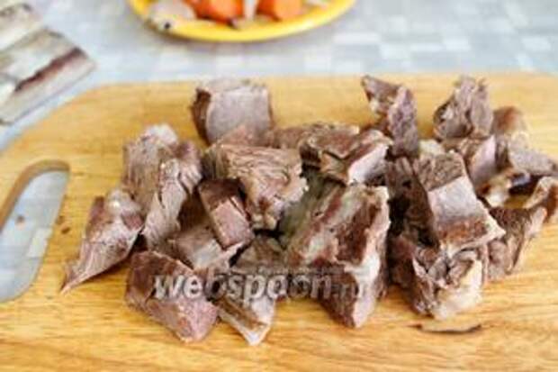 И отдельно мясо.