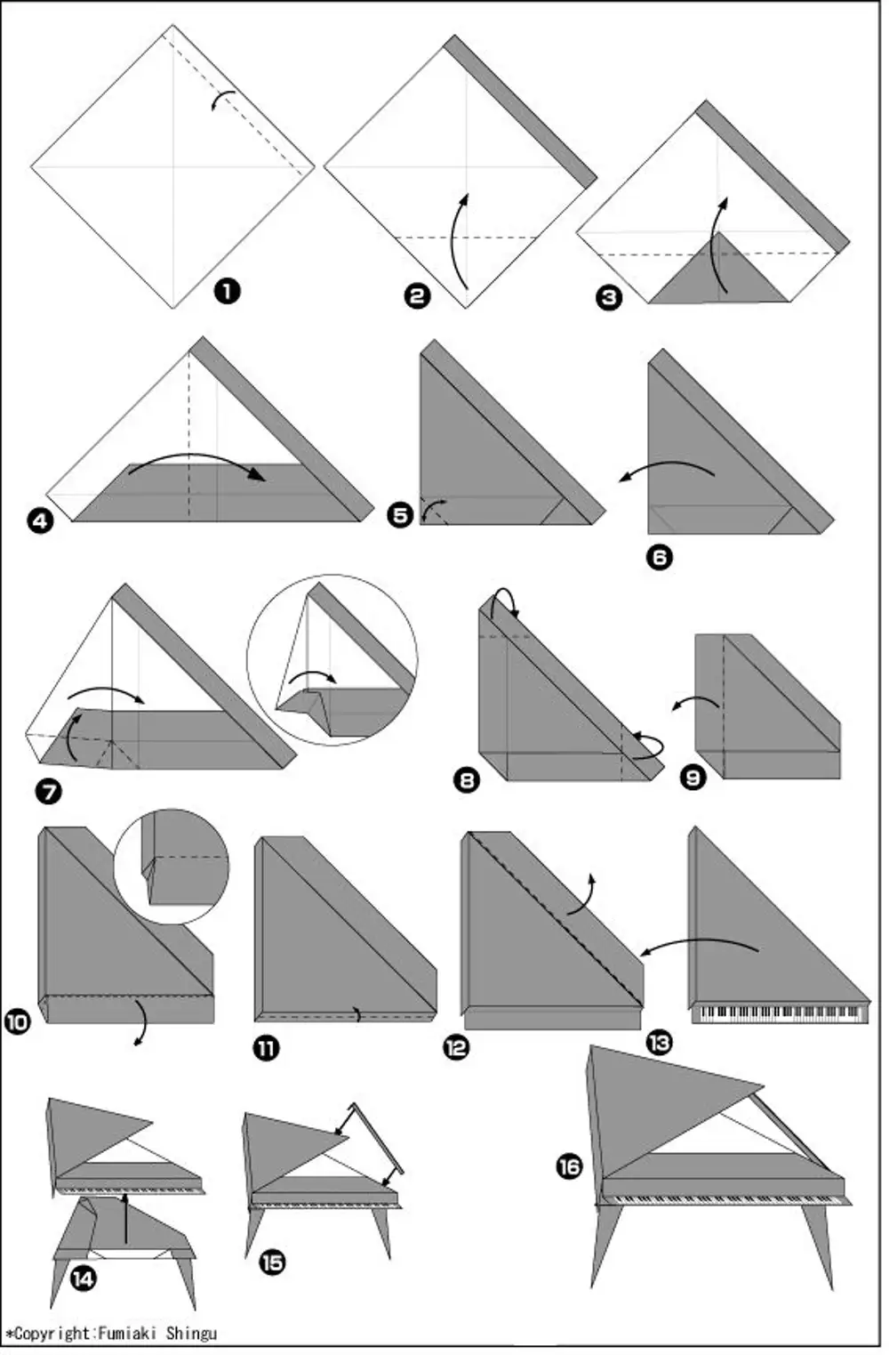 оригами мебель из бумаги для детей
