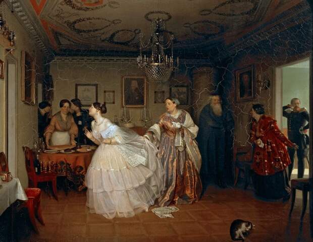 Павел Федотов. Сватовство майора, 1848