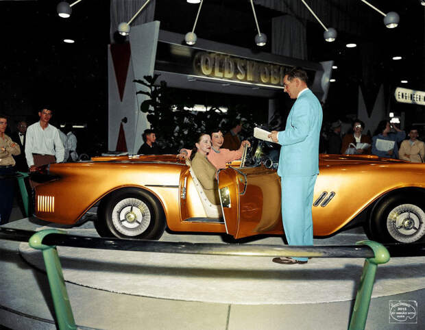 1954 Oldsmobile F-88 Motorama Concept general motors, концепт, фотографии