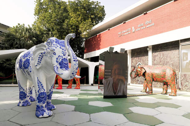 Выставка Никаса Сафронова в Индии установила рекорд посещаемости