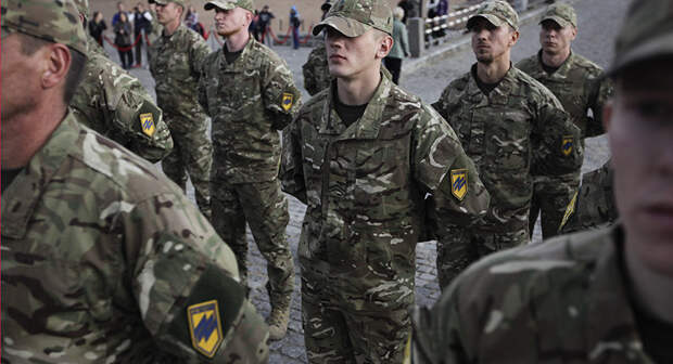 Члены батальона «Азов»