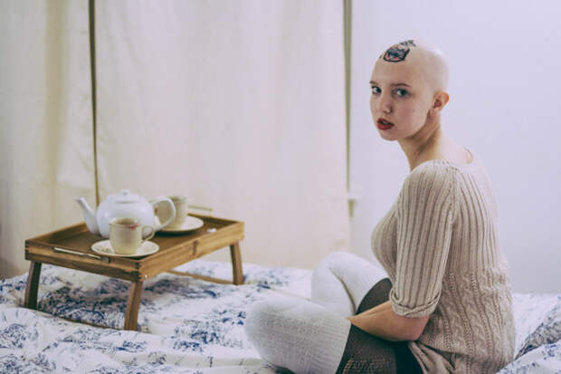 Эта девушка покрыла своё тело татуировками после удаления молочных желез из-за рака груди болезнь, выздоровление, рак груди, тату