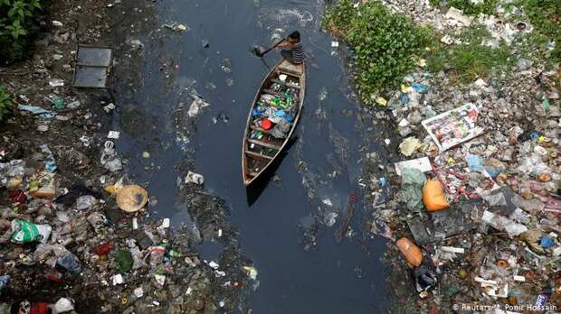 Пластиковый мусор в Бангладеше