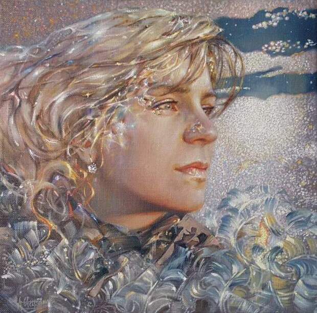 Зимний вечер (606x600, 239Kb)