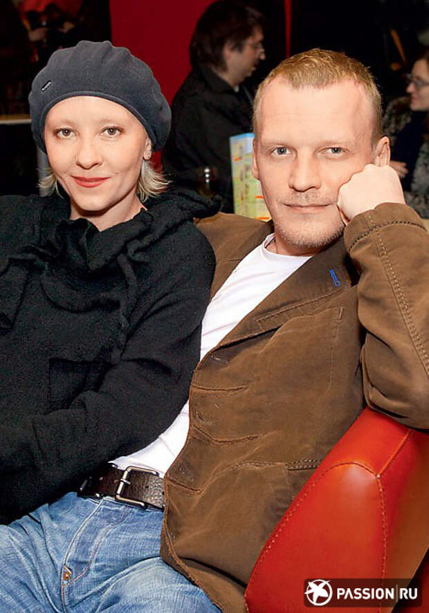 Алексей Серебряков с женой Марией