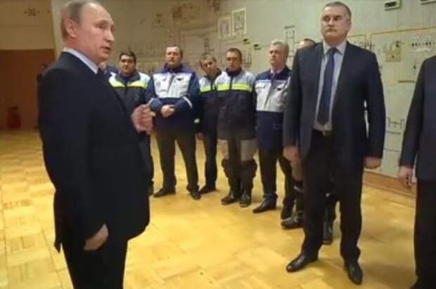Путин запустил первую нитку энергомоста Крым-Кубань