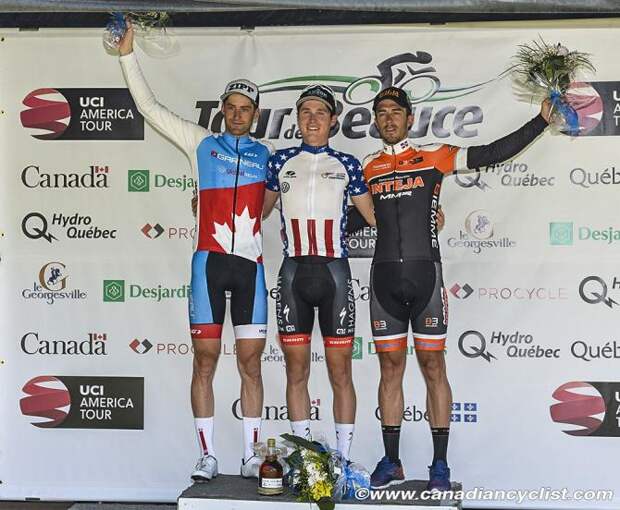 Stage podium: l to r - Huole, Daniel, Jimenez (фото: Robert Jones)