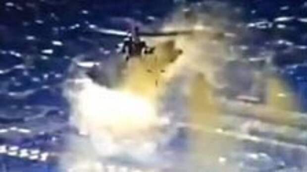 Иракские военные показали, как Ми-28 взрывают позиции ИГИЛ в Эр-Рамади
