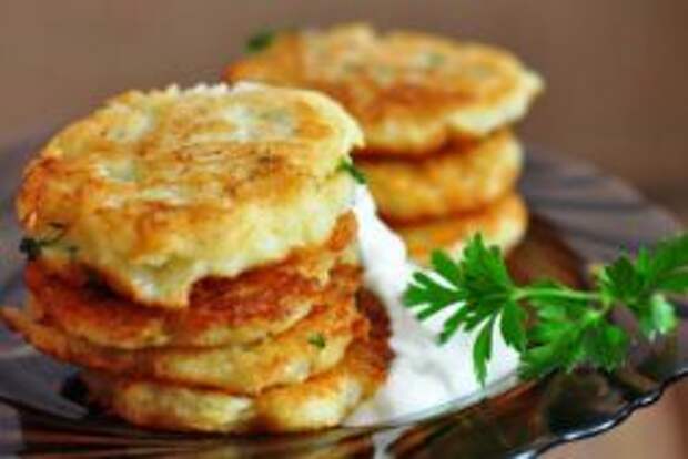 оладьи из кабачков и картофеля