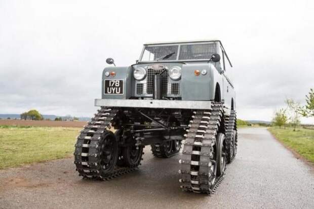Cuthbertson - очень редкий Land Rover Series II на гусеницах