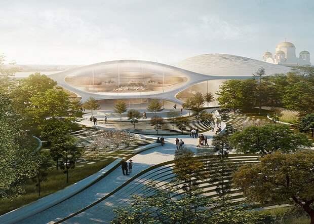 Победил проект британского бюро Zaha Hadid Architects (Филармония в Екатеринбурге).