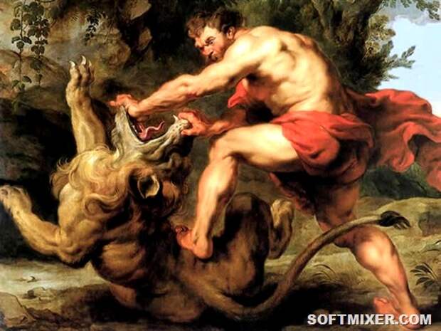 Samson et le lion 1628