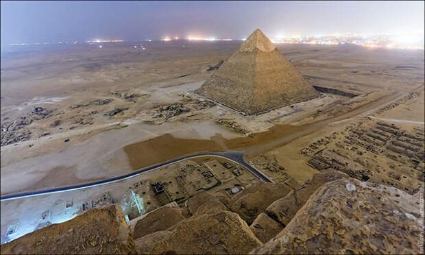 Каир с вершины пирамиды