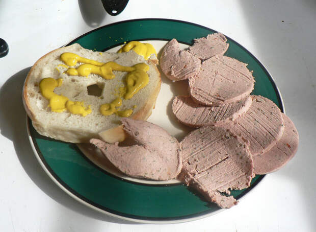 Leberwurst (лебервурст)  еда, колбаски