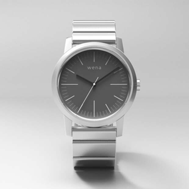 Серебристые Wena Wrist Three Hands