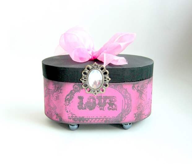 Брелок Box Pink Love