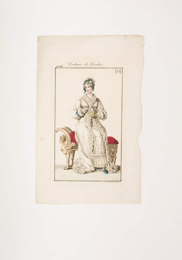 Чайное платье конца 19 века