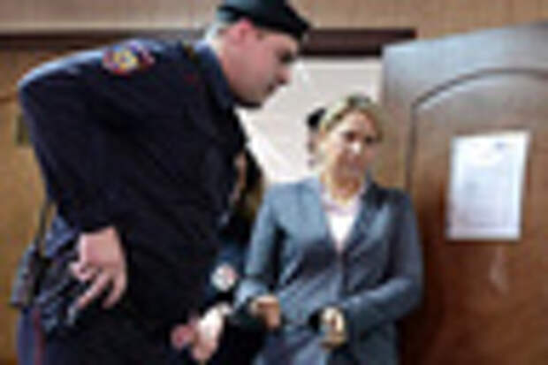 Евгения Васильева в Пресненском суде Москвы