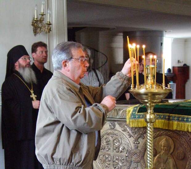 Евгений Примаков на Валааме Евгений Примаков на Валааме