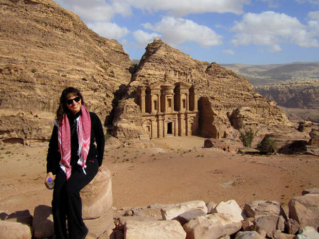 Kate at Jordan's Monastery