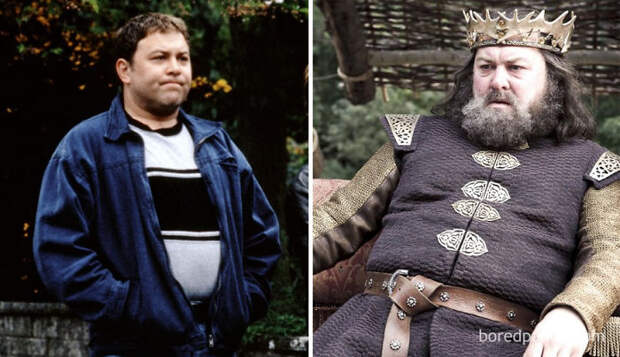 Mark Addy As David 'Dave' (In 1997's The Full Monty) And As Robert Baratheon (In GoT)