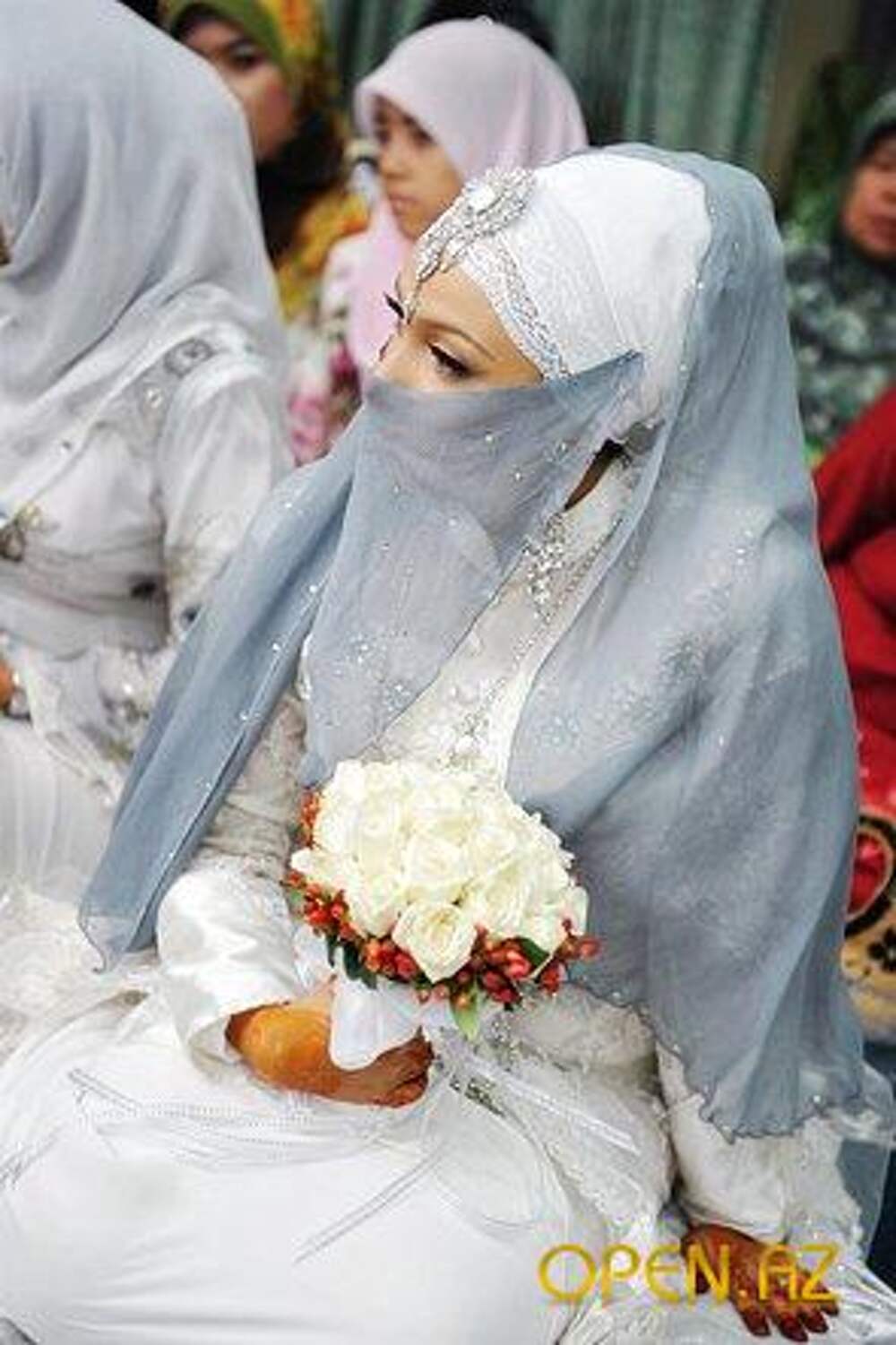 Арабские невесты на никахе