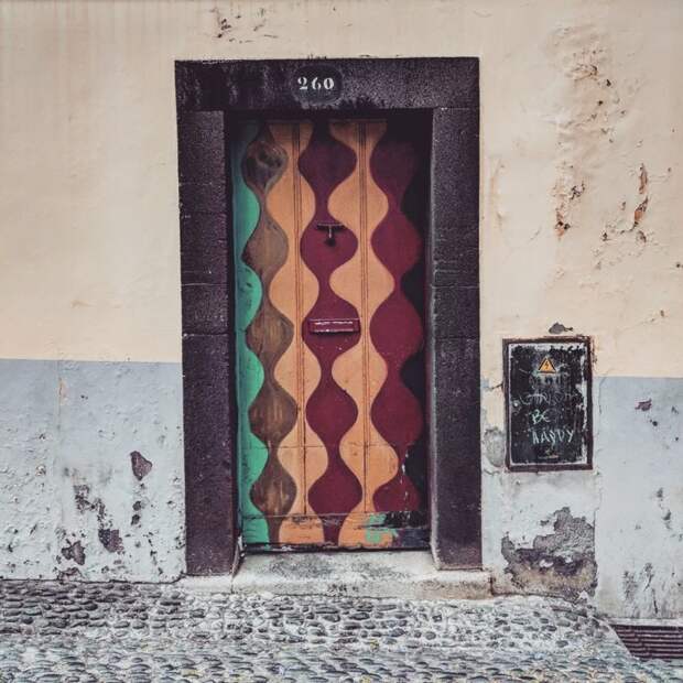 18. дверь, картина, мадейра, португалия, путешествие, фотография, фотомир