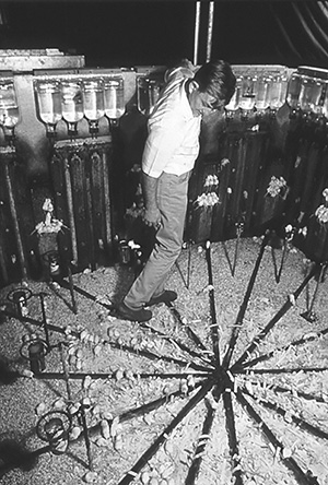 КЭЛХУН внутри полигона «Вселенная-25» для экспериментов с мышами, 1970 г.