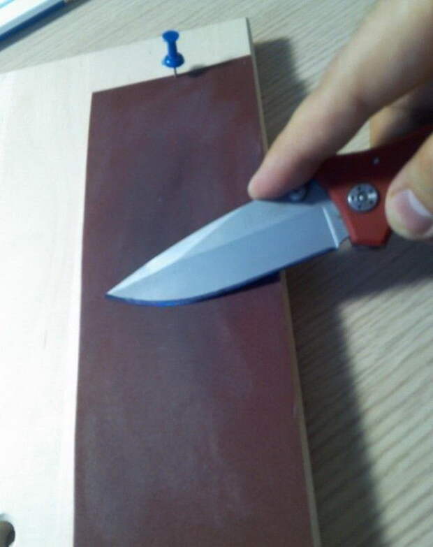 Заточка ножа до состояния бритвы (16 фото)