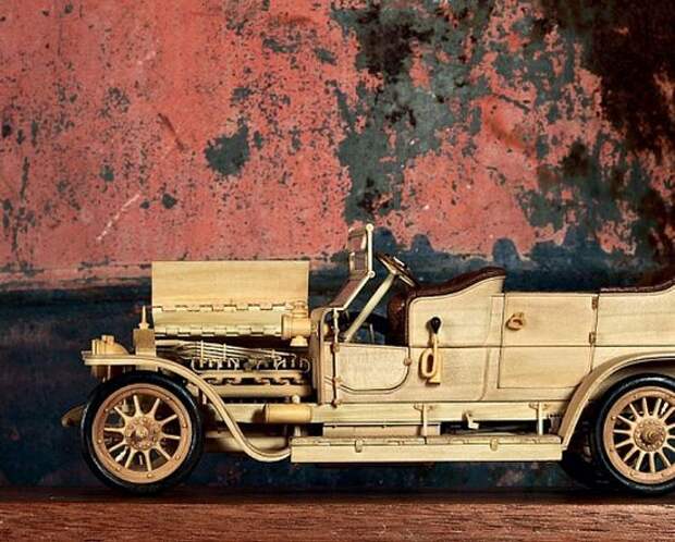 Деревянные модели автомобилей от Алексея Сафонова моделизм, модель, модель из дерева